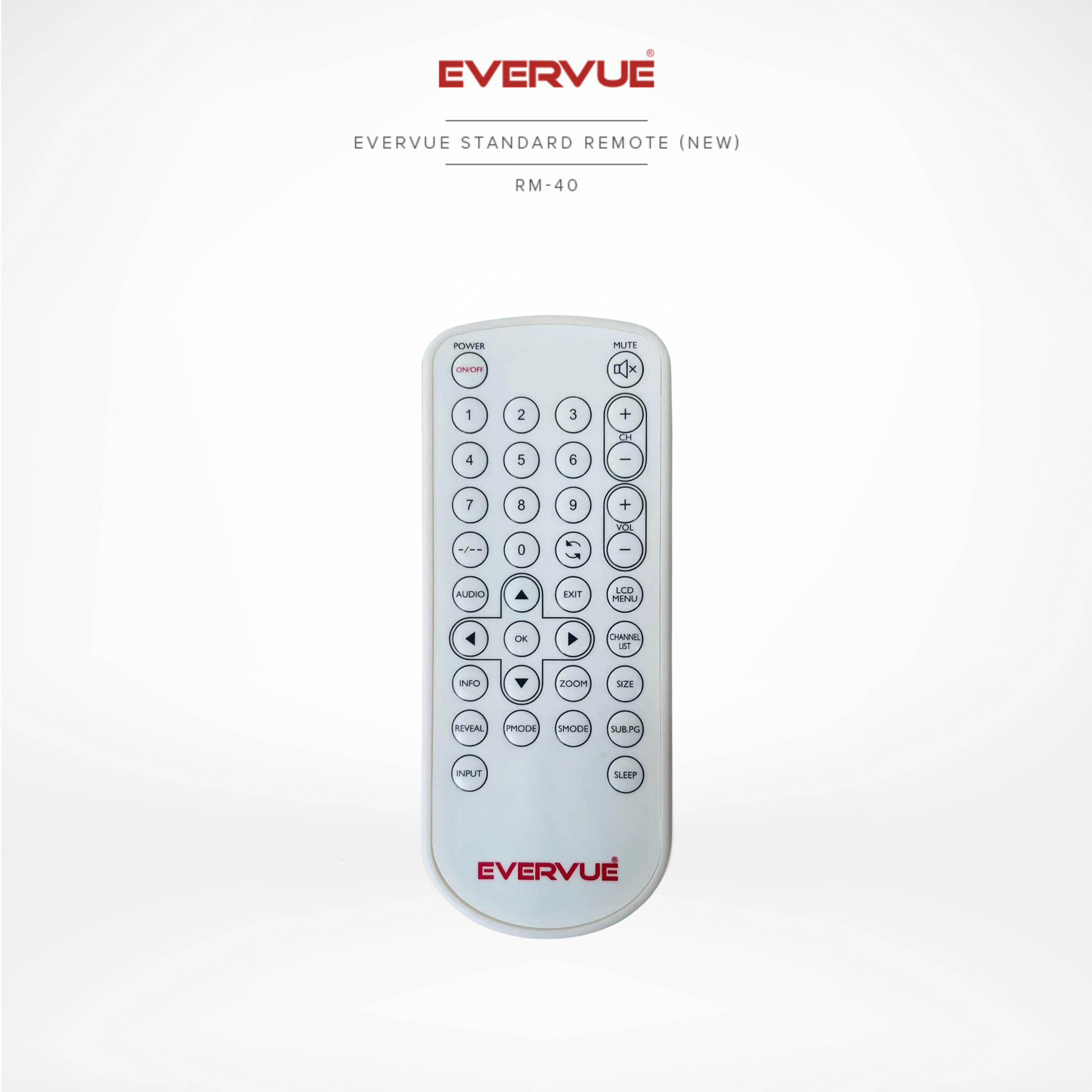 Evervue Standard Remote (RM-40)