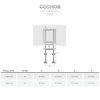 Indestructible hot tub mount sizes.